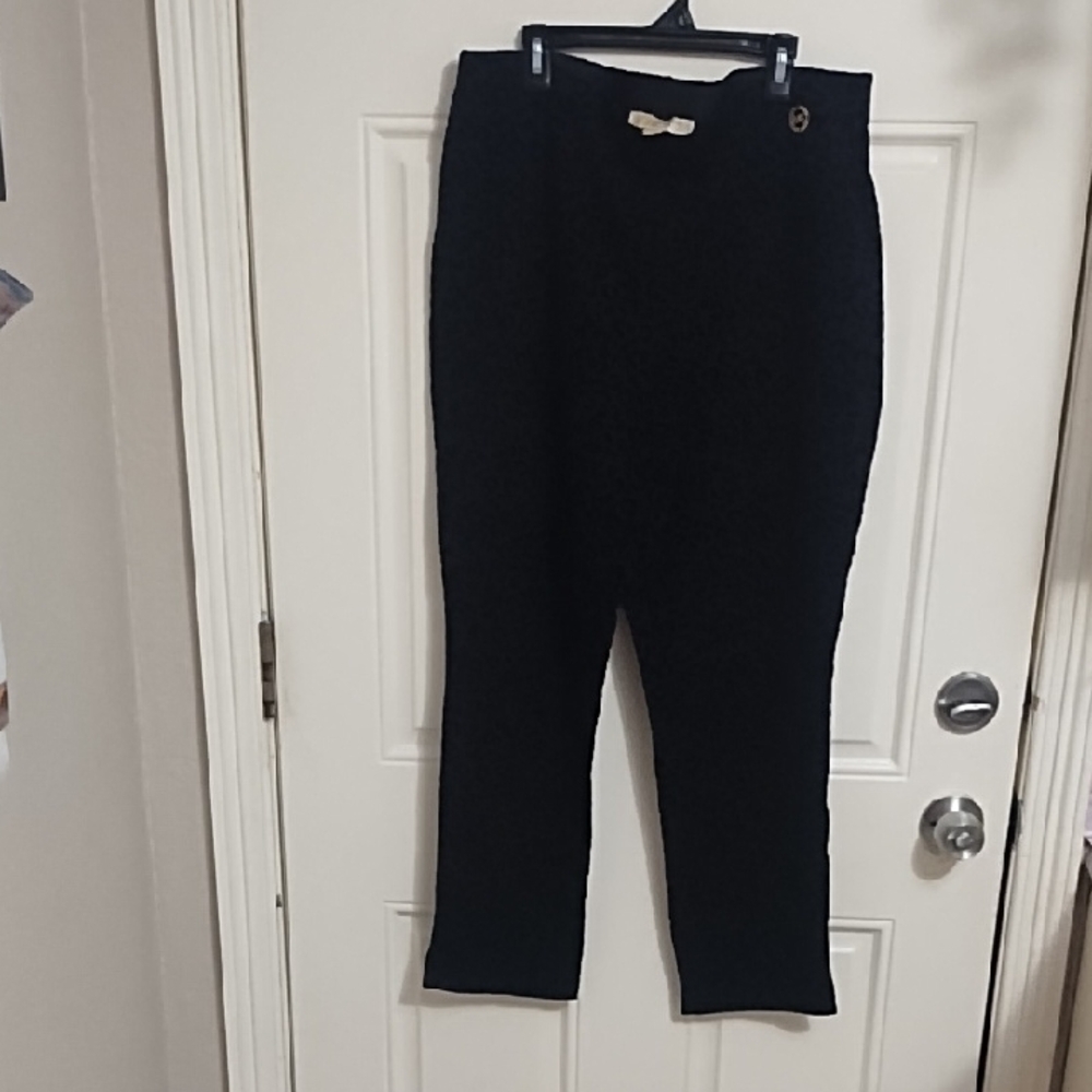 Michael Kors Black Patterned Pants - image 1